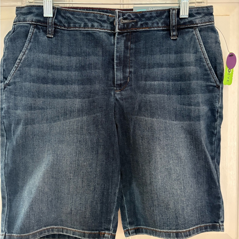 Liz Claiborne Dark Blue Jean Shorts